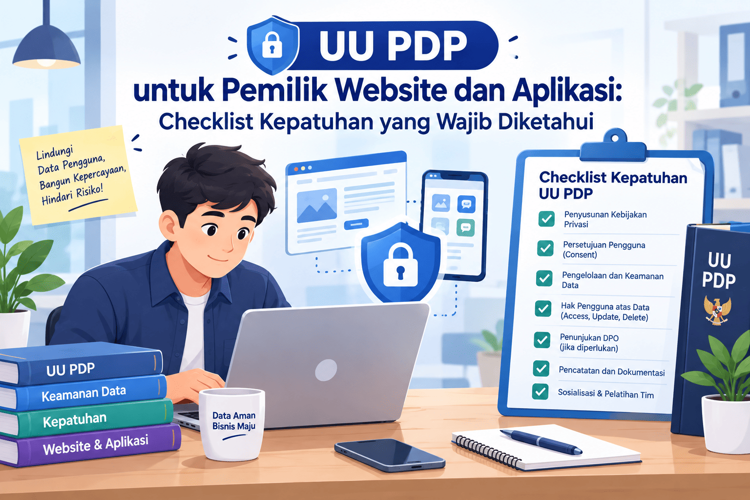 UU PDP untuk Pemilik Website dan Aplikasi: Checklist Kepatuhan yang Wajib Diketahui