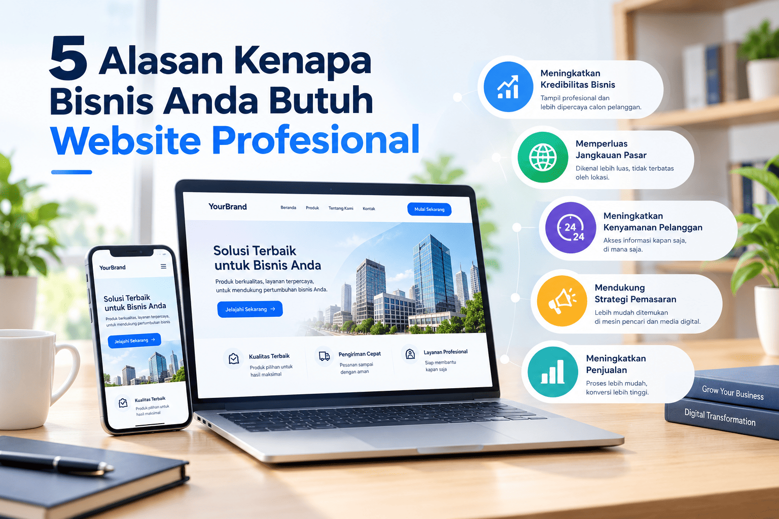 5 Alasan Kenapa Bisnis Anda Butuh Website Profesional