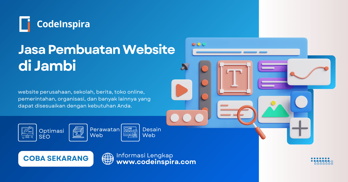 Jasa Pembuatan Website Profesional di Jambi