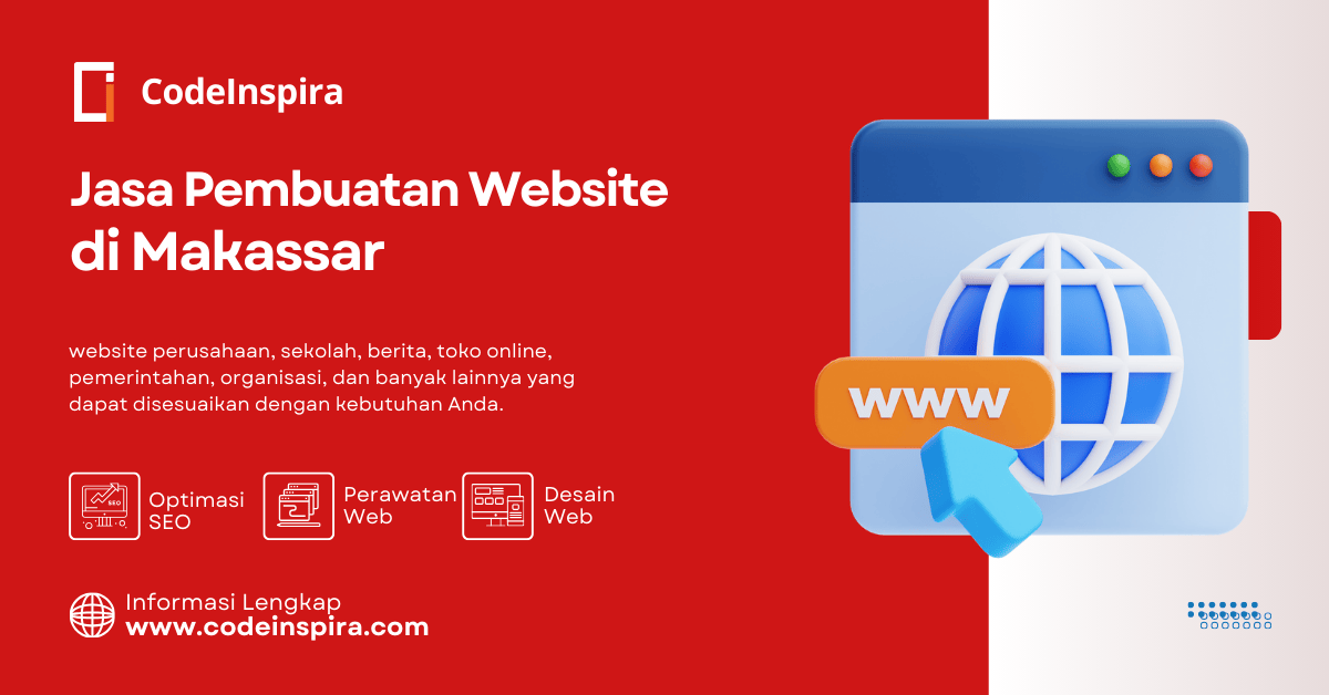 Jasa Pembuatan Website Profesional di Makassar