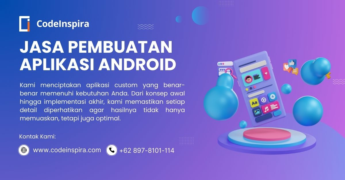 Jasa Pembuatan Aplikasi Android