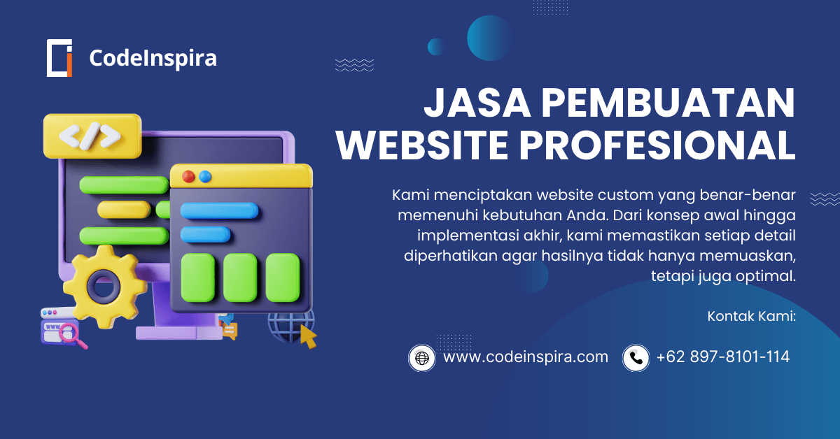 Jasa Pembuatan Website Profesional di Yogya