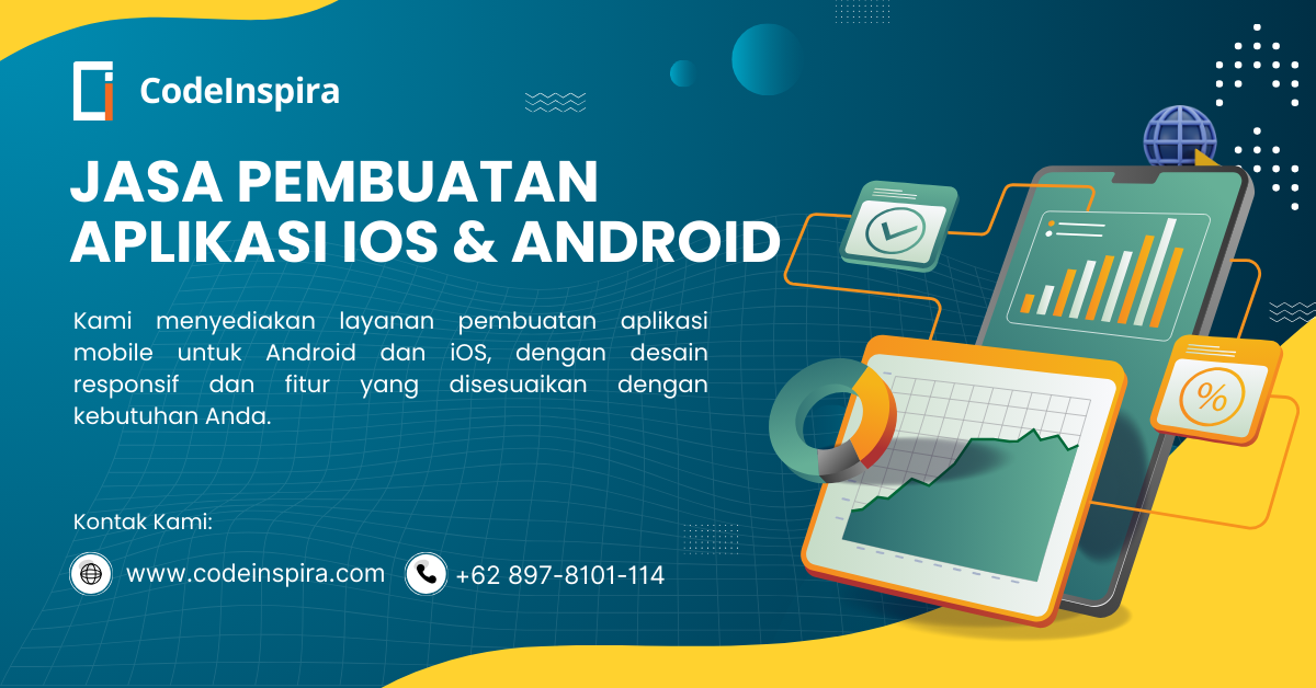 Jasa Pembuatan Aplikasi Android & iOS Profesional